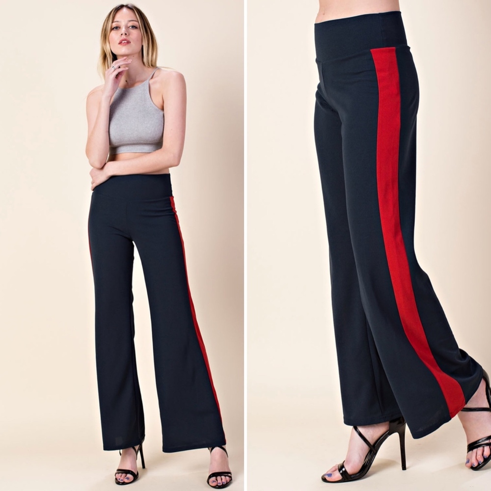 ✅NEW ARRIVAL➡️Wide Leg Color-Block Pants - Picture 7 of 7